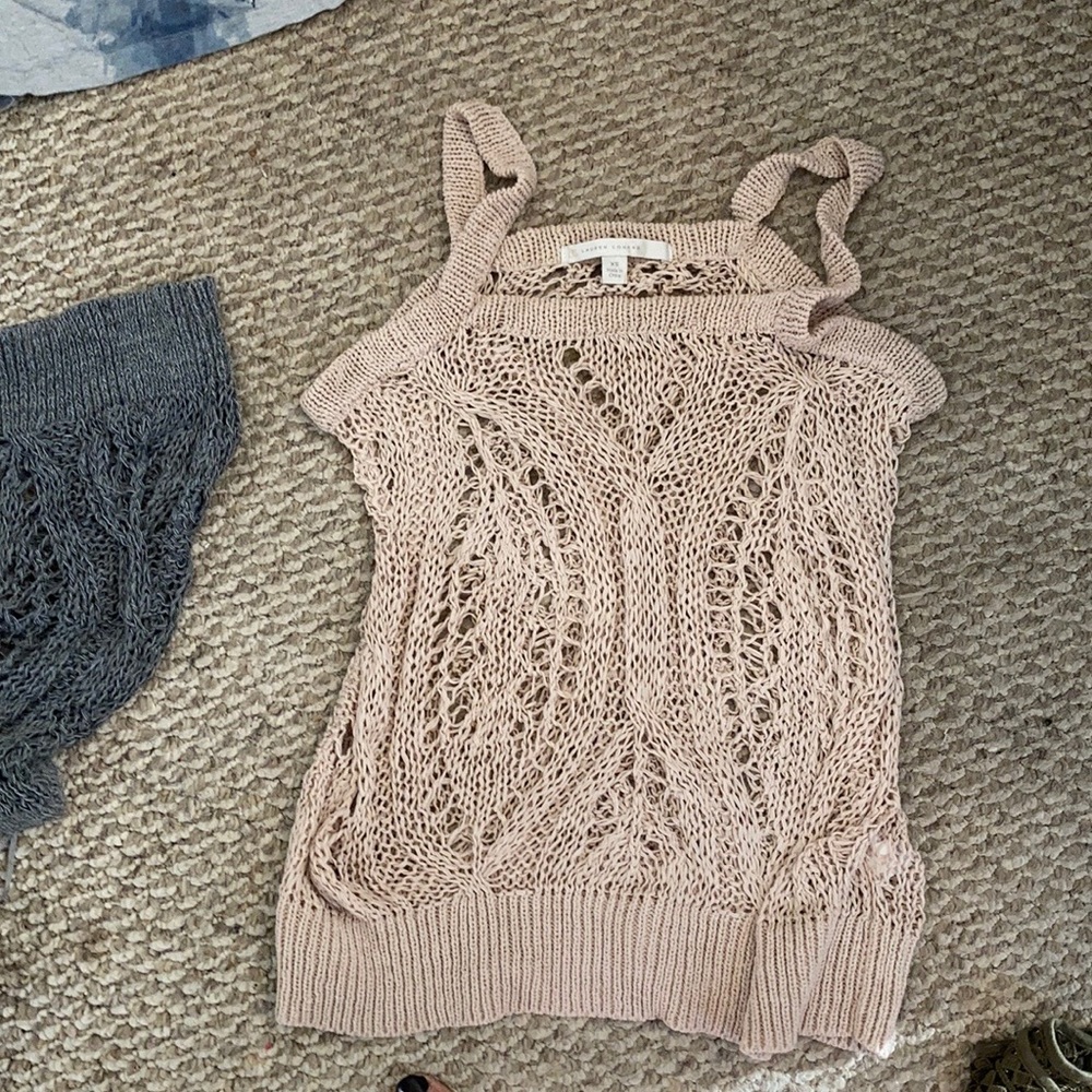 Crocheted tank top